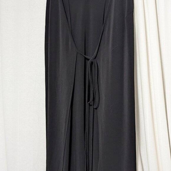 Classic Black Wrap Dress - Picture 2 of 3